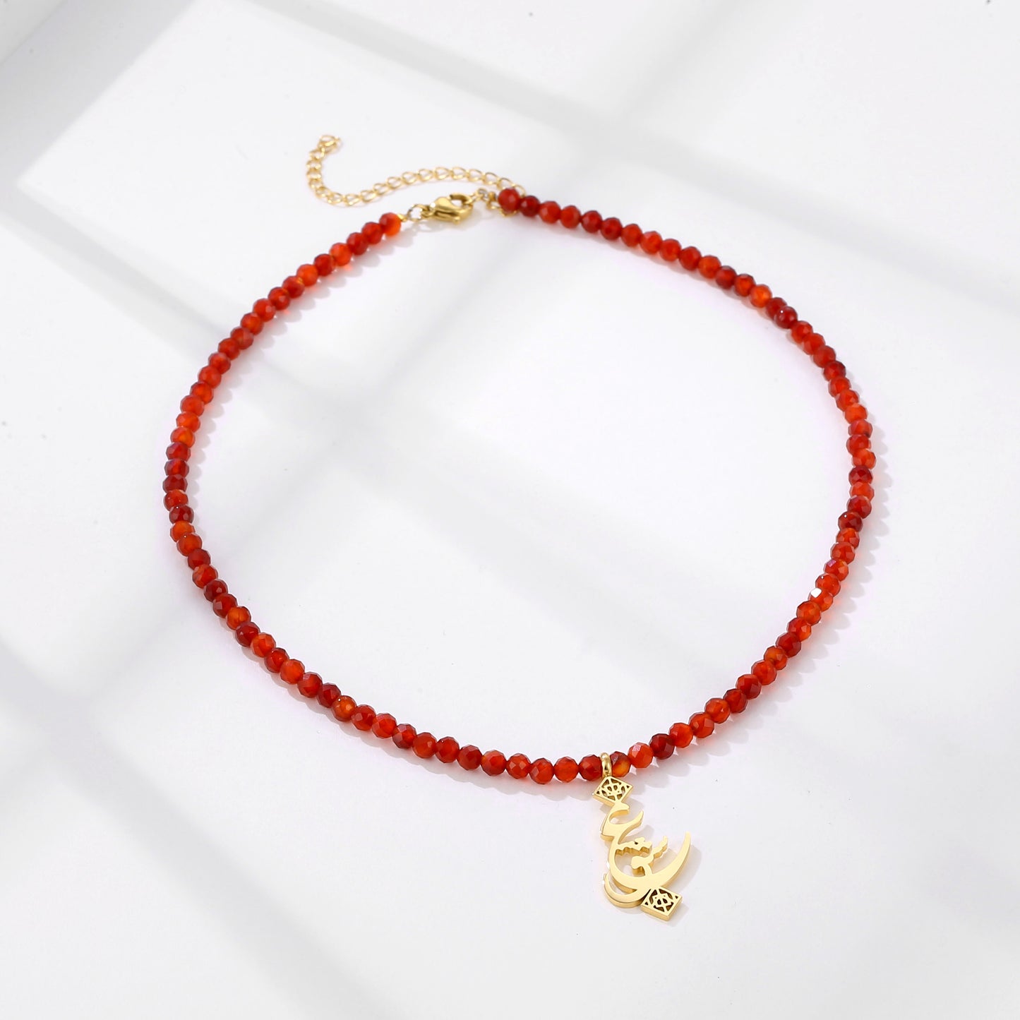 Red Agate Eshgh Necklace - OMID