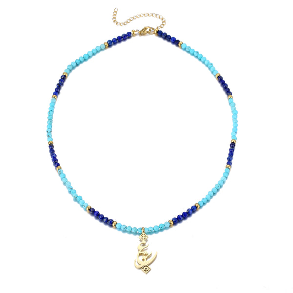 Turquoise Blue Eshgh Necklace - OMID