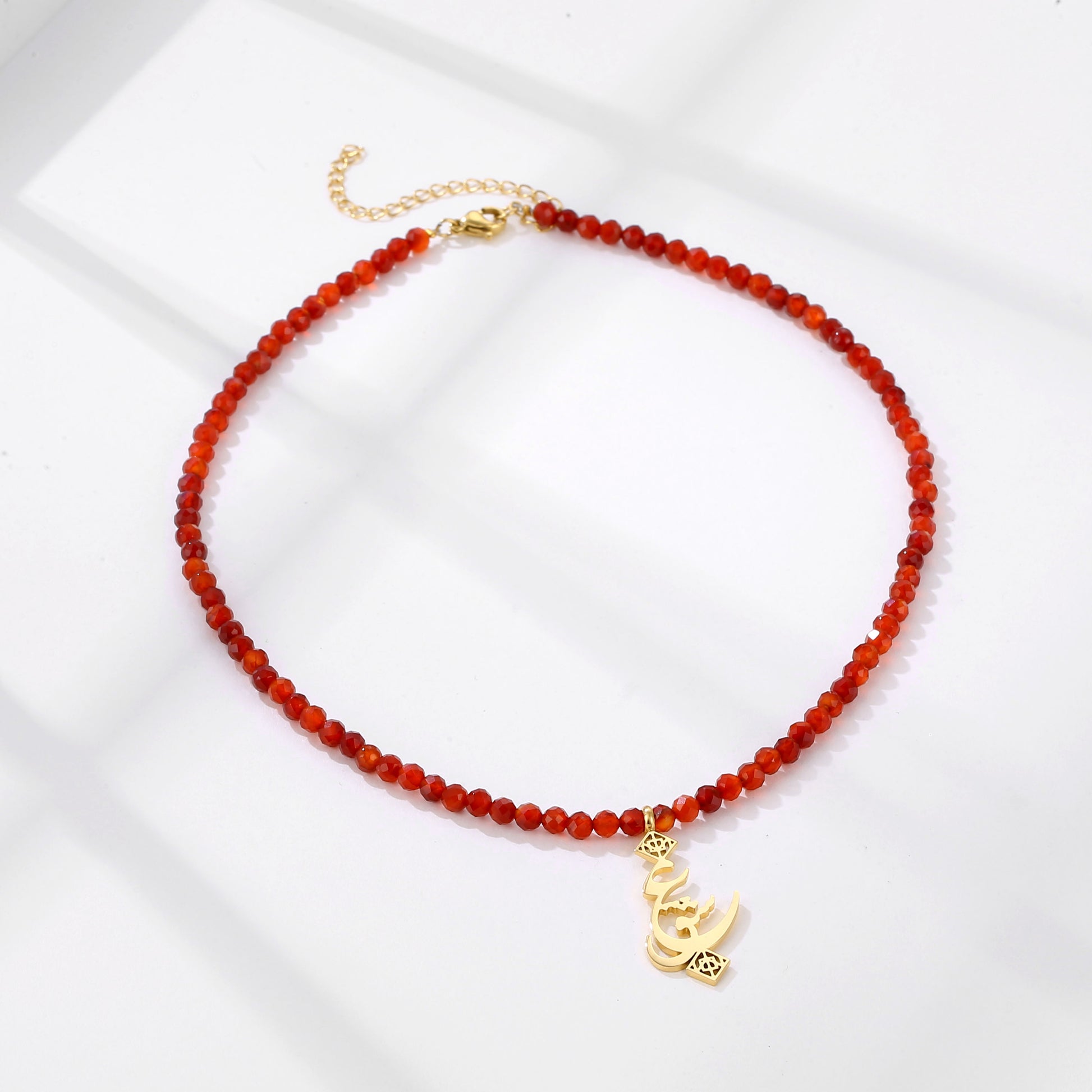 Red Agate Eshgh Necklace - OMID
