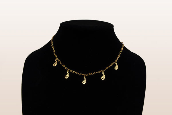 Choker Necklace - Bote Jeghe (Paisley) - OMID
